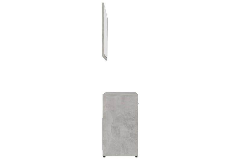 Baderomsmøbelsett betonggrå sponplate - Baderom - Baderomsmøbler - Komplette møbelpakker