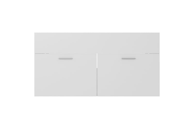 Baderomsmøbelsett hvit sponplate - Baderom - Baderomsmøbler - Komplette møbelpakker