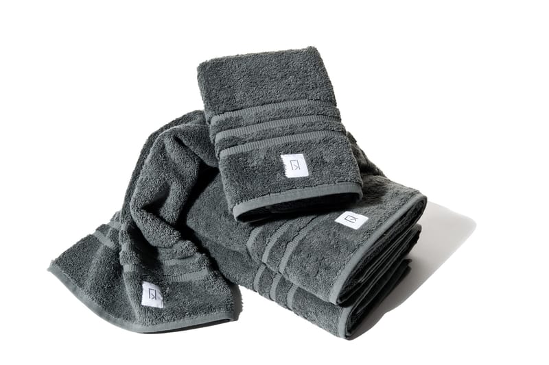 Kosta Linnewäfveri Frotté Håndkle - 150x90cm Mørkegrå - Baderom - Tekstiler baderom - Håndklær og badehåndkle