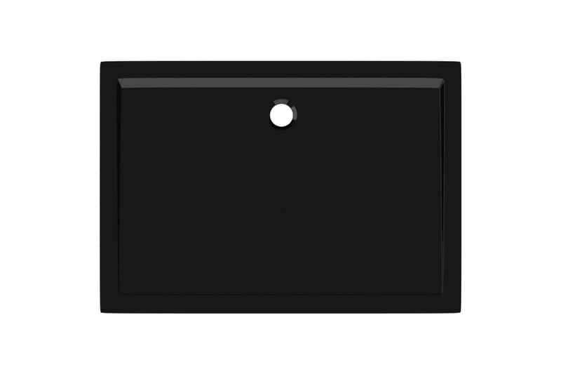 Rektangulært dusjbrett ABS svart 70x100 cm - Svart - Baderom - Baderomstilbehør - Øvrig