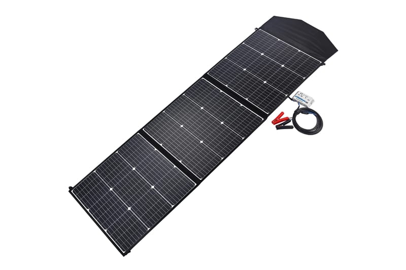 Sammenleggbar Portabel Solcelle 150 w med Veske Svart - Lyfco - Belysning - Elektrisk materiell & energi - Solceller & solenergi - Solcellepaneler
