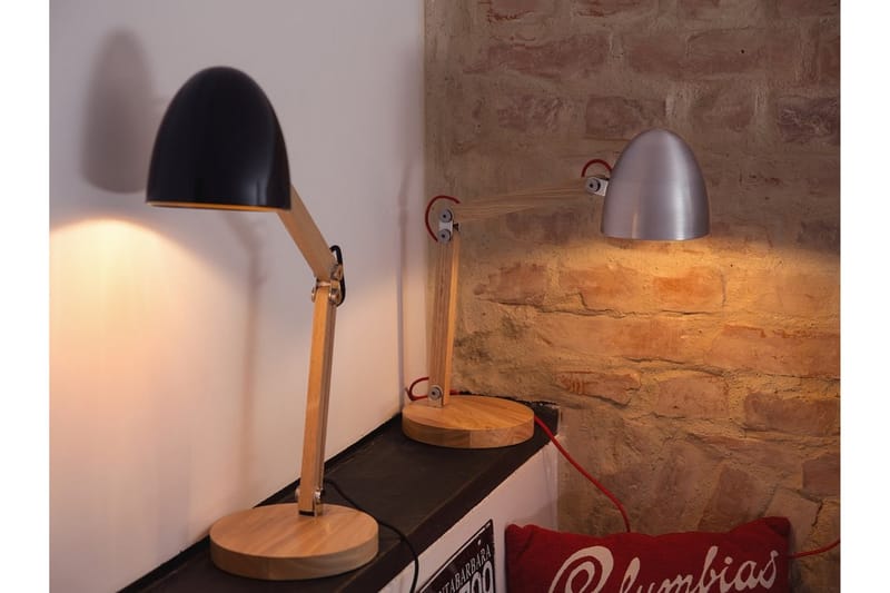 Veleka Skrivebordslampe 62 cm - Sølv - Belysning - Innendørsbelysning & Lamper - Bordlampe - Skrivebordslampe