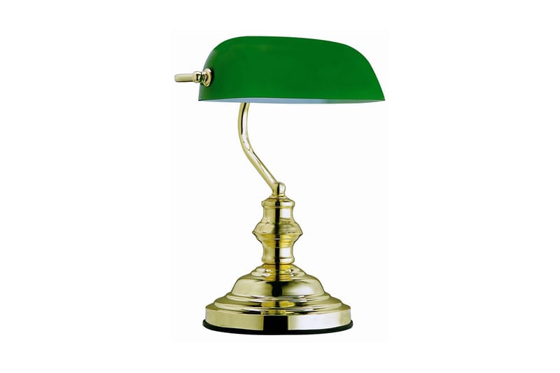 Antique Banklampe 21 cm Messing/Gull - Globo Lighting - Belysning - Innendørsbelysning & Lamper - Bordlampe - Banklampe