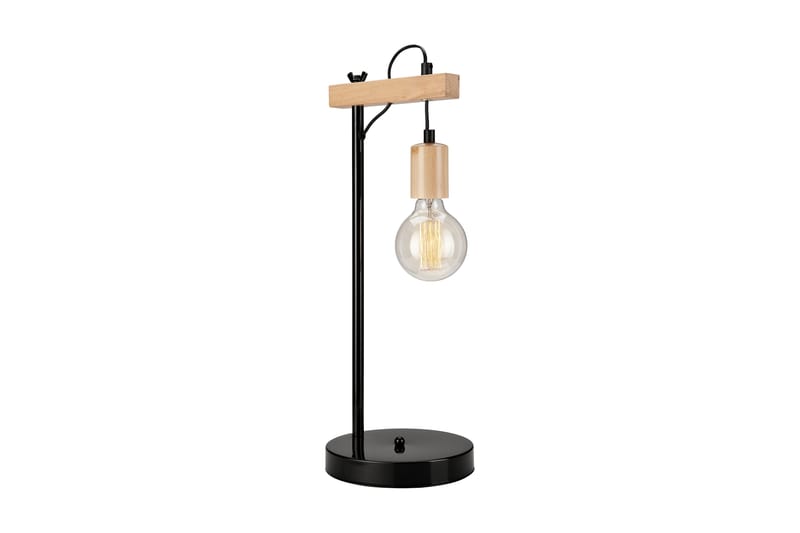 Clarence Bordlampe - Svart/Natur - Belysning - Innendørsbelysning & Lamper - Bordlampe