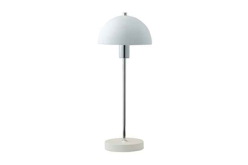 Herstal Bordlampe 47,5 cm - Glass/Krom/Hvit - Belysning - Innendørsbelysning & Lamper - Bordlampe