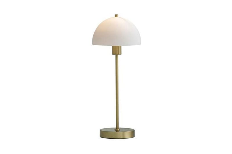 Bordlampe 47,5 cm - Hvit/Messing | Trademax.no