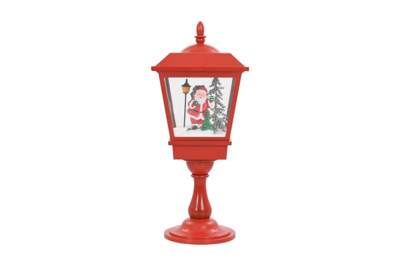 Sokkellampe julemotiv med julenisse 64 cm LED - Rød - Belysning - Innendørsbelysning & Lamper - Bordlampe
