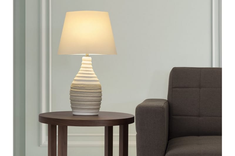 Tormes Bordlampe 33 cm - Hvit - Belysning - Innendørsbelysning & Lamper - Bordlampe