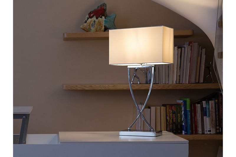 Yasuni Bordlampe 20 cm - Hvit - Belysning - Innendørsbelysning & Lamper - Bordlampe