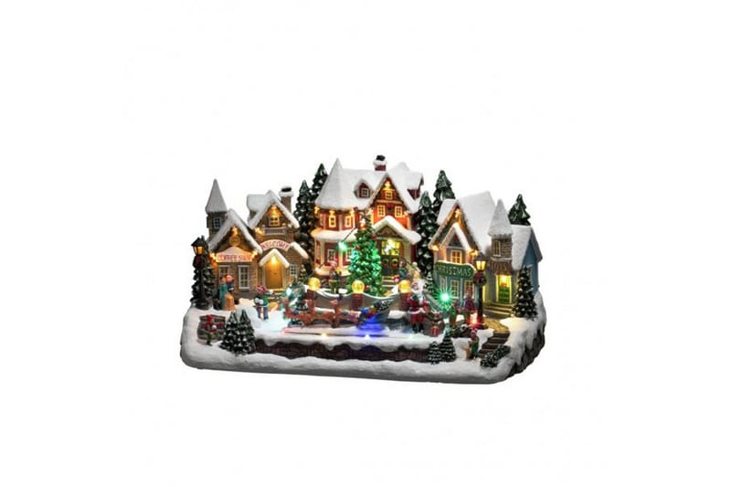 Juledekorasjon, hus, 36 LED Flerfarget - Konstsmide - Belysning - Innendørsbelysning & Lamper - Dekorasjonsbelysning - Dekorasjonsbelysning dyr & figurer