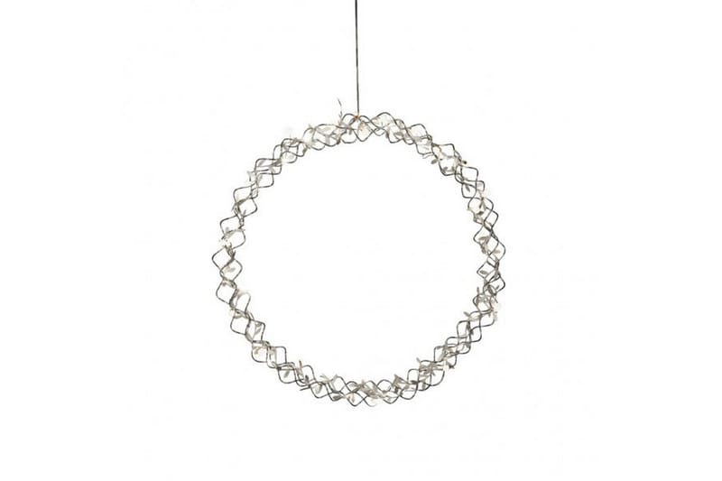 Krans Sølv, 45 cm 40 LED Sølv - Konstsmide - Belysning - Innendørsbelysning & Lamper - Barnelampe