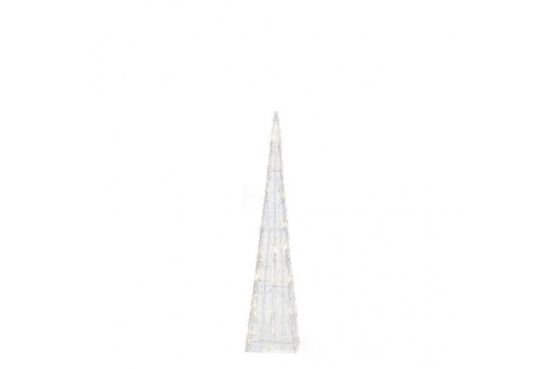 Pyramid akryl 90cm Hvite LED Transparent - Konstsmide - Belysning - Innendørsbelysning & Lamper - Dekorasjonsbelysning - Dekorasjonsbelysning dyr & figurer