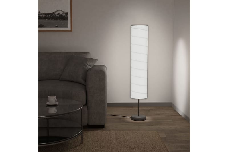 Gulvlampe med stativ 121 cm hvit E27 - Belysning - Innendørsbelysning & Lamper - Gulvlampe