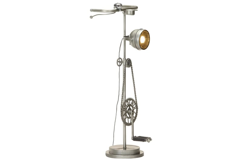 Gulvlampe med sykkeldesign jern - Silver - Belysning - Innendørsbelysning & Lamper - Gulvlampe