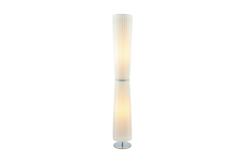 Gulvlampe Rund 120 cm - Hvit - Belysning - Innendørsbelysning & Lamper - Gulvlampe