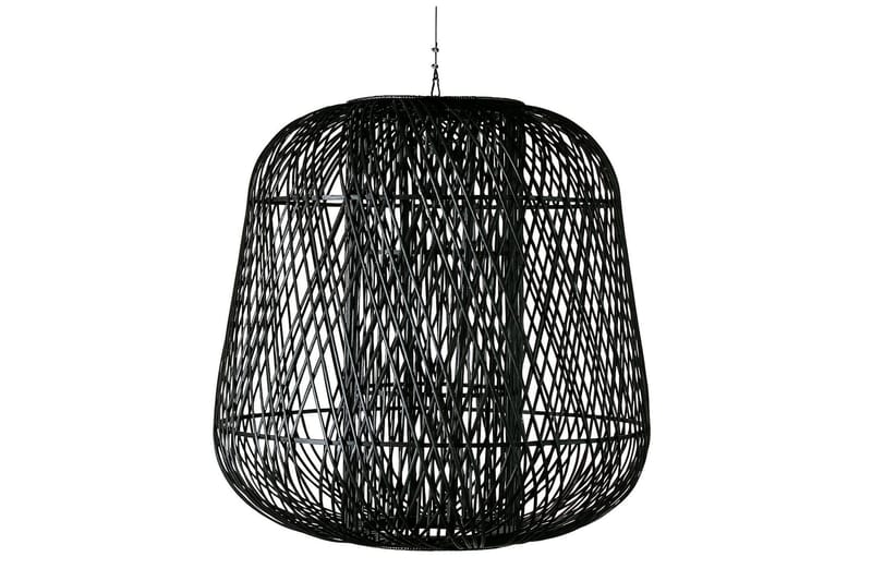 Lashawn Hengelampe 100x100 cm - Bambus/Svart - Belysning - Innendørsbelysning & Lamper - Vinduslampe