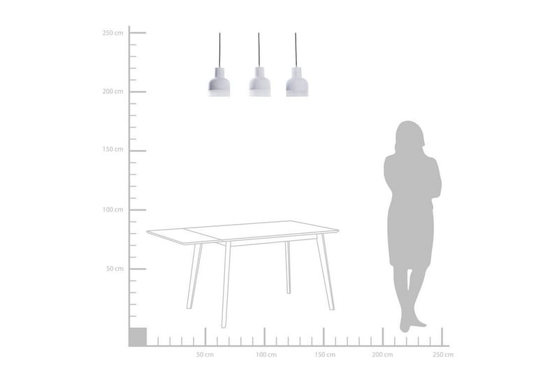Luni Plafond 17 cm - Grå - Belysning - Innendørsbelysning & Lamper - Taklampe - Pendellamper & Hengelamper