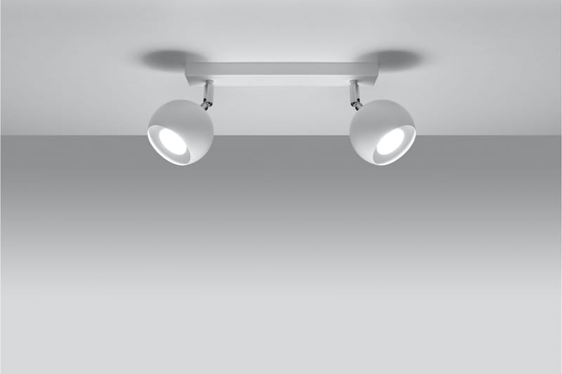 Oculare Pendellampe 2 Pærer Hvit - Sollux Lighting - Belysning - Innendørsbelysning & Lamper - Taklampe - Pendellamper & Hengelamper