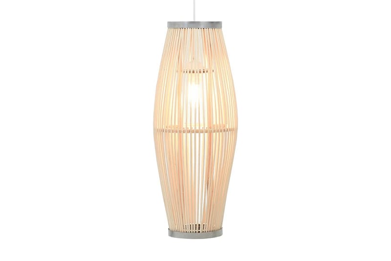 Pendellampe hvit selje 40 W 23x55 cm oval E27 - Belysning - Innendørsbelysning & Lamper - Kjøkkenlampe - Taklampe kjøkken