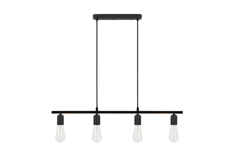 Taklampe med glødelamper 2 W svart 80 cm E27 - Svart - Belysning - Innendørsbelysning & Lamper - Vinduslampe