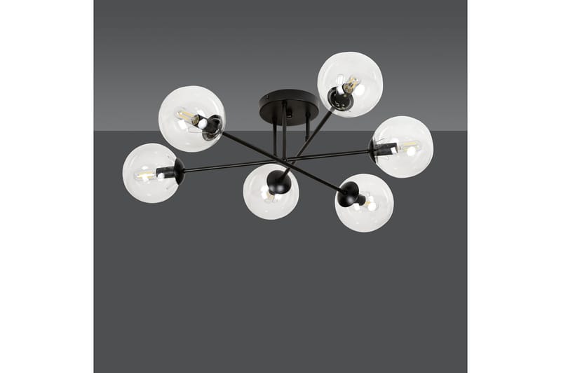 Brendi 6B plafond Svart - Scandinavian Choice - Belysning - Innendørsbelysning & Lamper - Taklampe - Plafondlampe