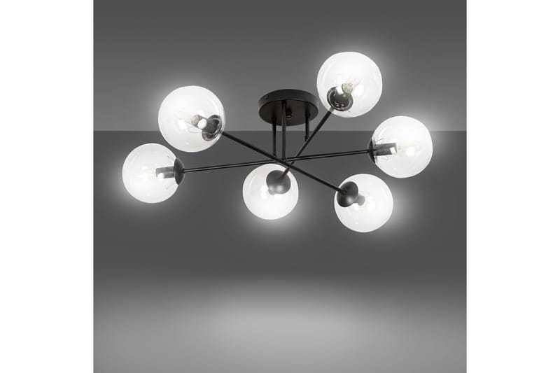 Brendi 6B plafond Svart - Scandinavian Choice - Belysning - Innendørsbelysning & Lamper - Taklampe - Plafondlampe