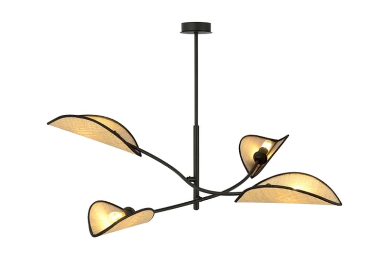 Lotus 4 plafond Svart - Scandinavian Choice - Belysning - Innendørsbelysning & Lamper - Taklampe - Plafondlampe