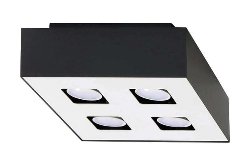Mono Spotlight 4 Pærer Svart/Hvit - Sollux Lighting - Belysning - Innendørsbelysning & Lamper - Taklampe - Plafondlampe