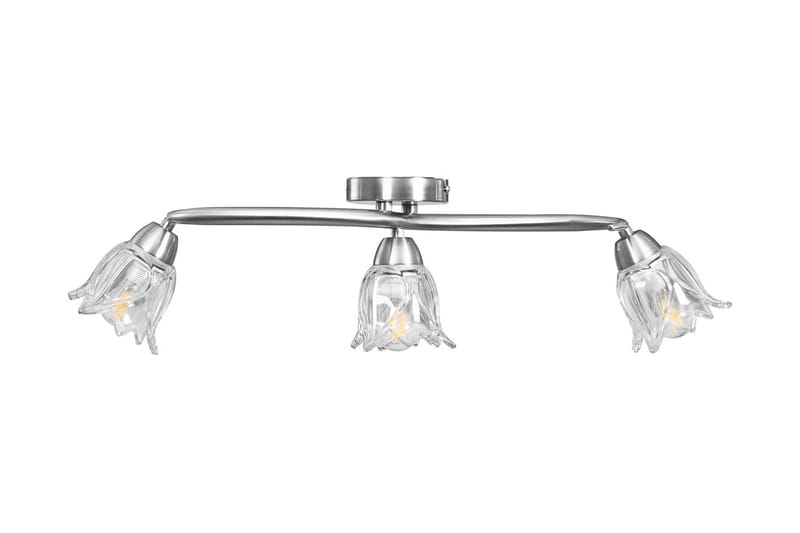 Taklampe gjennomsiktige glasskjermer for 3 E14 lyspærer - Belysning - Innendørsbelysning & Lamper - Taklampe - Plafondlampe
