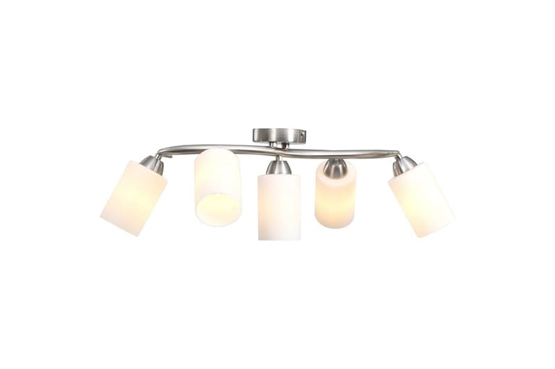 Taklampe keramikkskjermer for 5 E14 lyspærer hvit kjegle - Belysning - Innendørsbelysning & Lamper - Taklampe - Plafondlampe