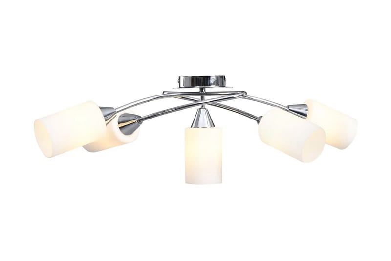 Taklampe keramikkskjermer for 5 E14 lyspærer hvit kjegle - Belysning - Innendørsbelysning & Lamper - Taklampe - Plafondlampe