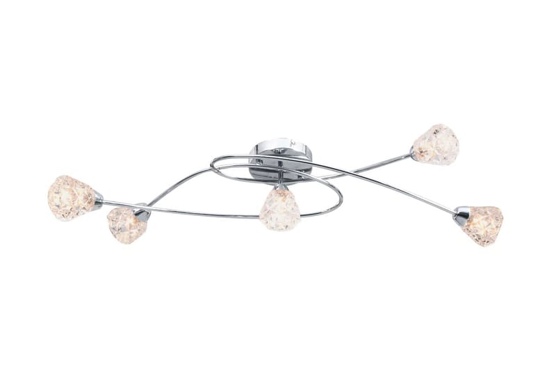 Taklampe med glasskjermer for 5 G9 lyspærer gitterdesign - Belysning - Innendørsbelysning & Lamper - Taklampe - Pendellamper & Hengelamper