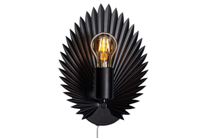 Aruba Vegglampe Svart - By Rydéns - Belysning - Innendørsbelysning & Lamper - Vegglampe