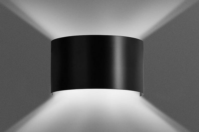 Fold Vegglampe Svart - Scandinavian Choice - Belysning - Innendørsbelysning & Lamper - Vegglampe