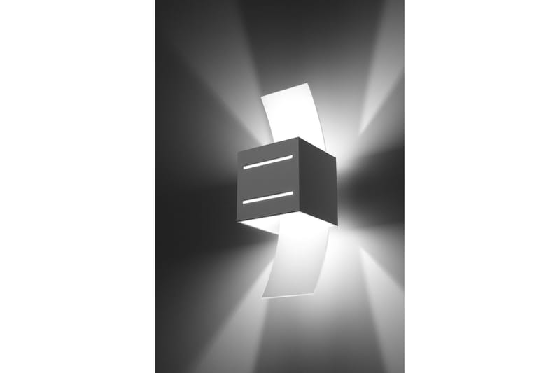 Loreto Vegglampe Hvit - Sollux Lighting - Belysning - Innendørsbelysning & Lamper - Vegglampe
