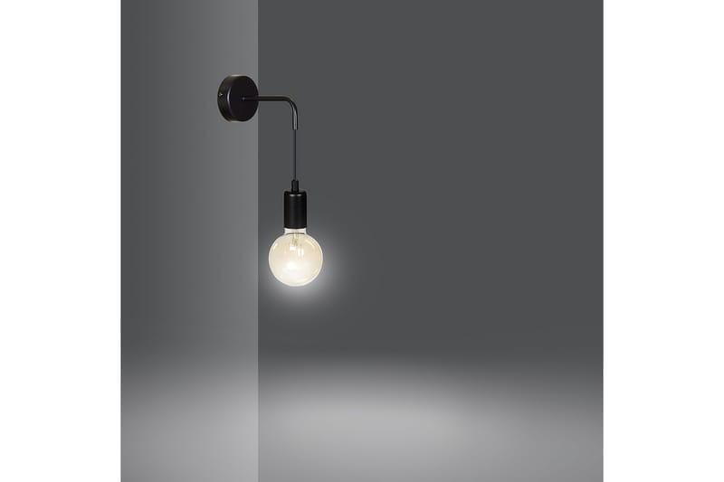 Multipo K1 Vegglampe Svart - Scandinavian Choice - Belysning - Innendørsbelysning & Lamper - Vegglampe
