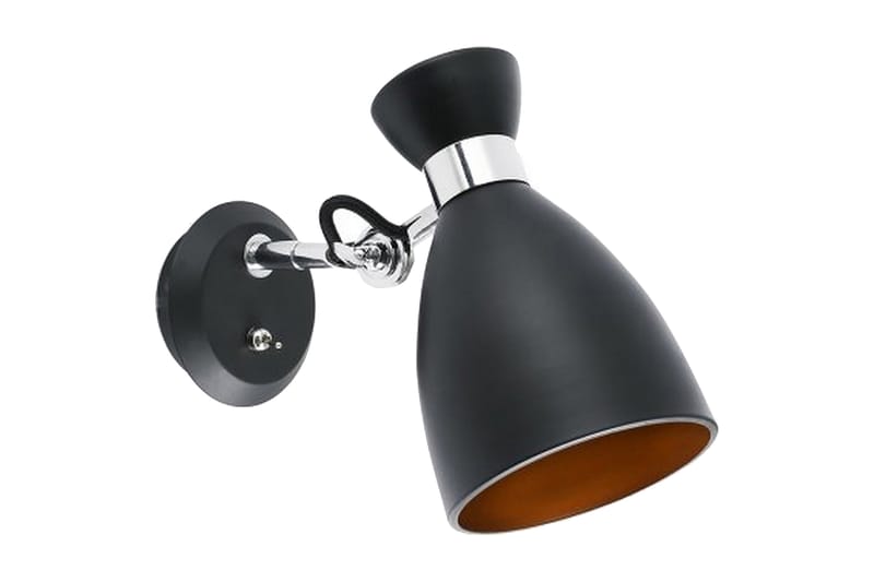 Retro Vegglampe - Svart - Belysning - Innendørsbelysning & Lamper - Vegglampe