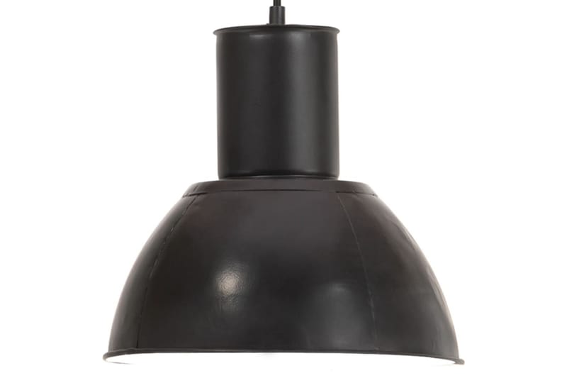 Hengelampe 25 W matt svart rund 28,5 cm E27 - Svart - Belysning - Innendørsbelysning & Lamper - Taklampe