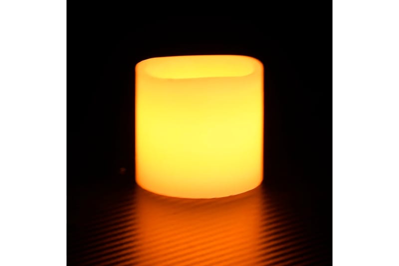 Flammefrie LED-stearinlys 50 stk med fjernkontroll varmhvit - Krem - Belysning - Julebelysning - Øvrig julebelysning