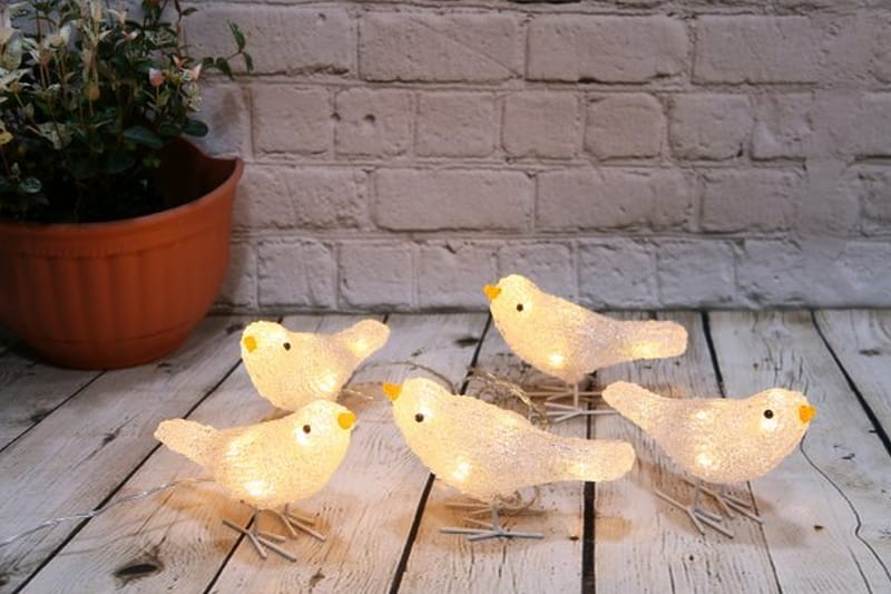 Pixie Fugler 5-set LED komplet - Pixie Design - Belysning - Julebelysning - Øvrig julebelysning