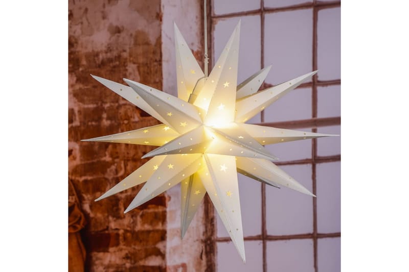 HI LED-julestjernelykt 58 cm - Brun - Belysning - Julebelysning - Julestjerne & adventsstjerne