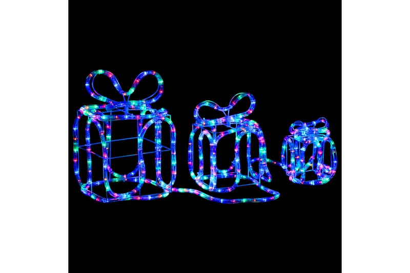 Julepynt gaveesker med 180 lysdioder innendørs utendørs - Flerfarget - Belysning - Julebelysning - Julelys ute