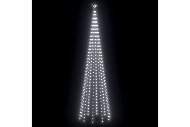 Juletre kjegle 752 kaldt hvitt lysdioder 160x500 cm - Hvit - Belysning - Julebelysning - Julelys ute