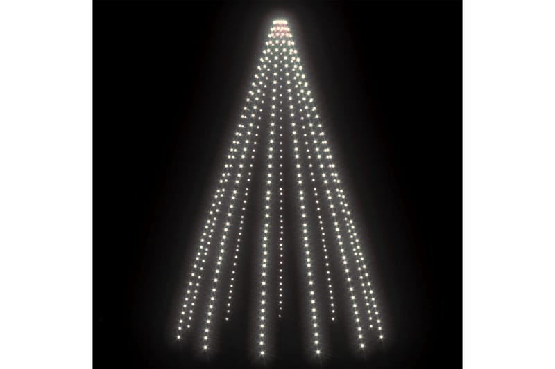 Trelys med 500 LED kaldhvit 500 cm innendørs utendørs - Hvit - Belysning - Julebelysning utendørs - Julebelysning utendørs