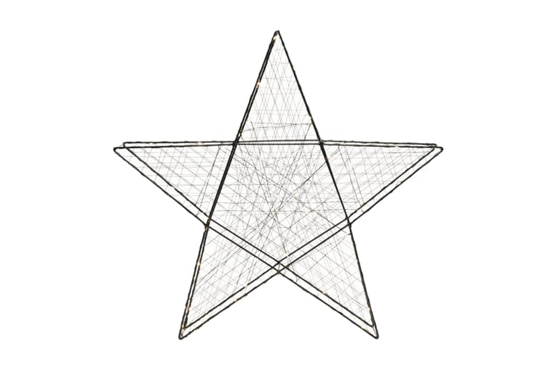 Metallstjerne 60cm LED, svart - Konstsmide - Belysning - Julebelysning - Julelys