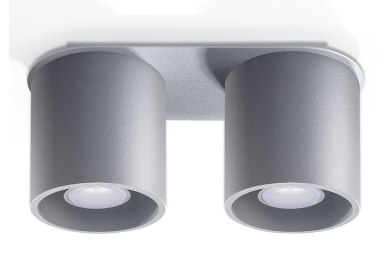 Orbis Spotlight 2 Pærer Grå - Sollux Lighting - Belysning - Innendørsbelysning & Lamper - Vegglampe