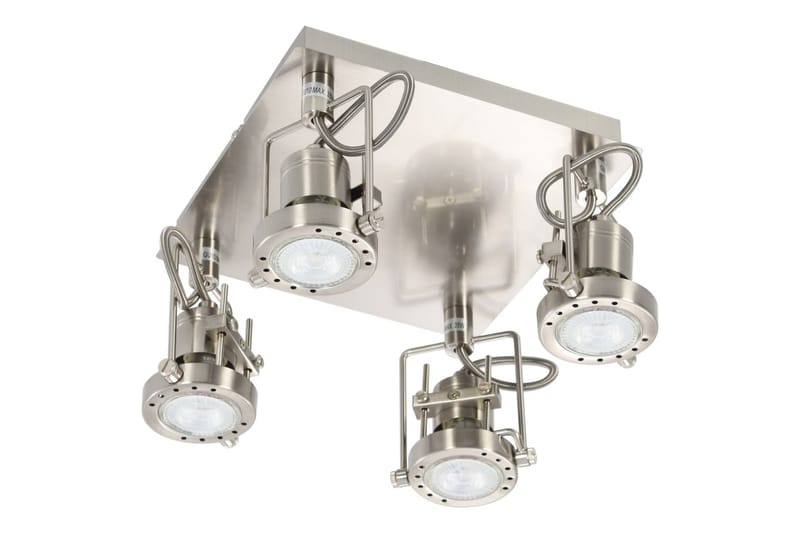 Spotlys 4-veis sølv GU10 - Silver - Belysning - Lyspærer & lyskilder - Spotlights & downlights