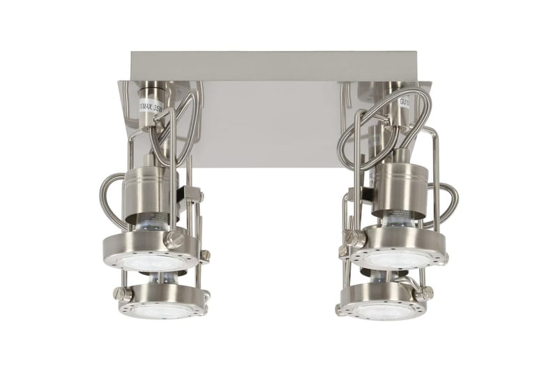 Spotlys 4-veis sølv GU10 - Silver - Belysning - Lyspærer & lyskilder - Spotlights & downlights