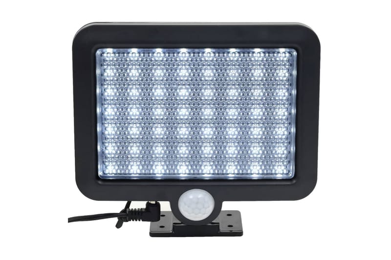 Soldrevet lampe med bevegelsessensor LED-lys hvit - Belysning - Utebelysning - Fasadebelysning