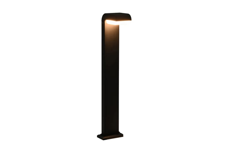 Utendørs LED-lampe 9 W svart oval - Belysning - Utendørsbelysning - Stolpelykt & portlykt